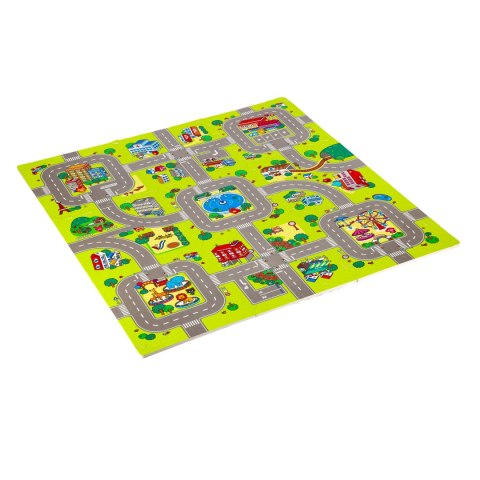 MD02 MATA DZIECIĘCA PUZZLE CARS 9 ELEMENTÓW 90x90CM NILS FUN MD02 MATA DZIECIĘCA PUZZLE CARS 9 ELEMENTÓW 90x90CM NILS FUN