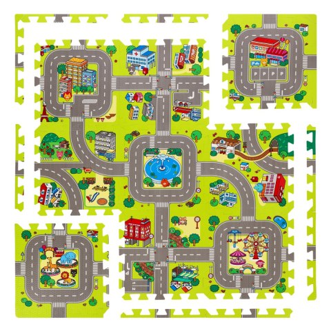 MD02 MATA DZIECIĘCA PUZZLE CARS 9 ELEMENTÓW 90x90CM NILS FUN MD02 MATA DZIECIĘCA PUZZLE CARS 9 ELEMENTÓW 90x90CM NILS FUN