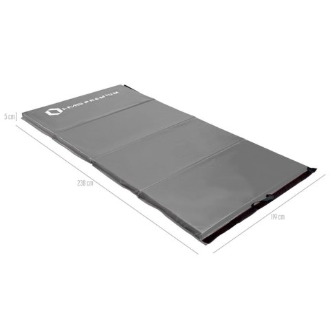 MGS01 GRAY MATERAC GIMNASTYCZNY SKŁADANY 2400x1200 MM HMS PREMIUM MGS01 GRAY MATERAC GIMNASTYCZNY SKŁADANY 2400x1200 MM HMS PREMIUM