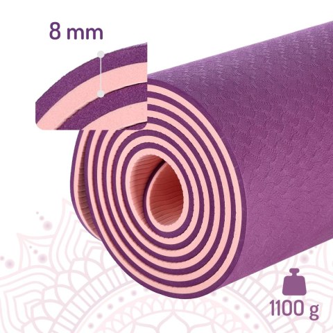 YM10 MATA TPE DO JOGI VIOLET HMS YM10 MATA TPE DO JOGI VIOLET HMS