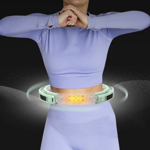 HHM13 HULA HOP GREEN Z MAGNESAMI I OBCIĄŻNIKIEM + LICZNIK HMS HHM13 HULA HOP GREEN Z MAGNESAMI I OBCIĄŻNIKIEM + LICZNIK HMS