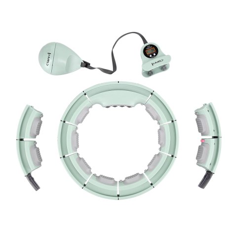 HHM13 HULA HOP GREEN Z MAGNESAMI I OBCIĄŻNIKIEM + LICZNIK HMS HHM13 HULA HOP GREEN Z MAGNESAMI I OBCIĄŻNIKIEM + LICZNIK HMS