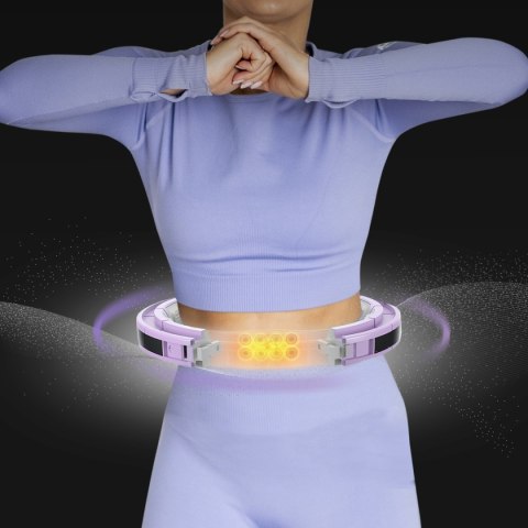 HHM13 HULA HOP VIOLET Z MAGNESAMI I OBCIĄŻNIKIEM + LICZNIK HMS HHM13 HULA HOP VIOLET Z MAGNESAMI I OBCIĄŻNIKIEM + LICZNIK HMS