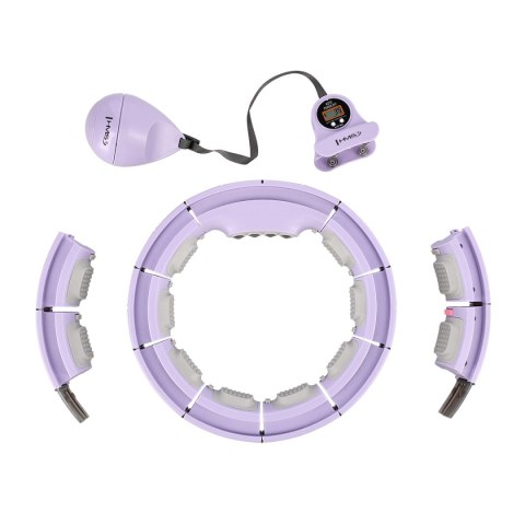 HHM13 HULA HOP VIOLET Z MAGNESAMI I OBCIĄŻNIKIEM + LICZNIK HMS HHM13 HULA HOP VIOLET Z MAGNESAMI I OBCIĄŻNIKIEM + LICZNIK HMS
