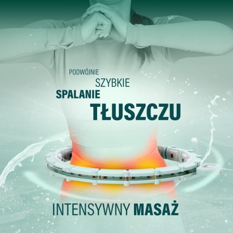 HHM14 HULA HOP GREEN Z MAGNESAMI I OBCIĄŻNIKIEM + LICZNIK HMS HHM14 HULA HOP GREEN Z MAGNESAMI I OBCIĄŻNIKIEM + LICZNIK HMS