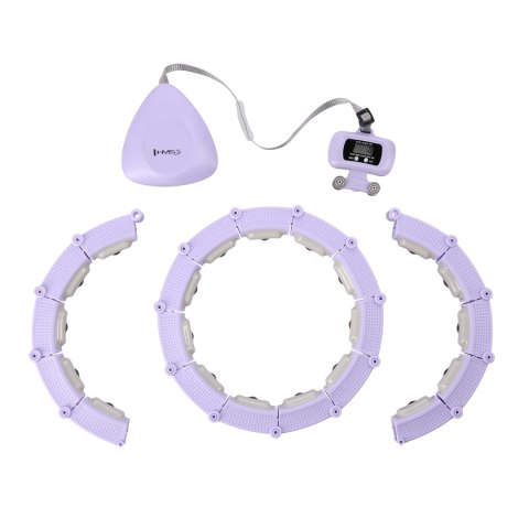 HHM14 HULA HOP VIOLET Z MAGNESAMI I OBCIĄŻNIKIEM + LICZNIK HMS HHM14 HULA HOP VIOLET Z MAGNESAMI I OBCIĄŻNIKIEM + LICZNIK HMS