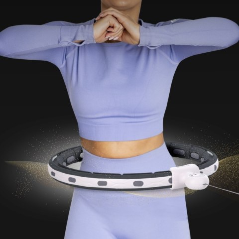 HHM15 HULA HOP BLACK Z MAGNESEM I OBCIĄŻNIKIEM + LICZNIK HMS HHM15 HULA HOP BLACK Z MAGNESEM I OBCIĄŻNIKIEM + LICZNIK HMS