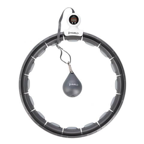 HHM15 HULA HOP BLACK Z MAGNESEM I OBCIĄŻNIKIEM + LICZNIK HMS HHM15 HULA HOP BLACK Z MAGNESEM I OBCIĄŻNIKIEM + LICZNIK HMS