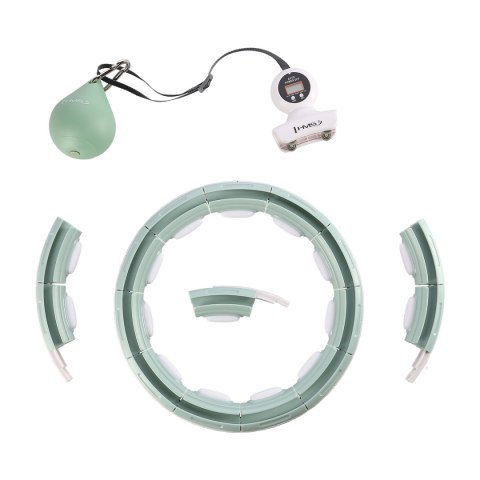 HHM15 HULA HOP GREEN Z MAGNESEM I OBCIĄŻNIKIEM + LICZNIK HMS HHM15 HULA HOP GREEN Z MAGNESEM I OBCIĄŻNIKIEM + LICZNIK HMS