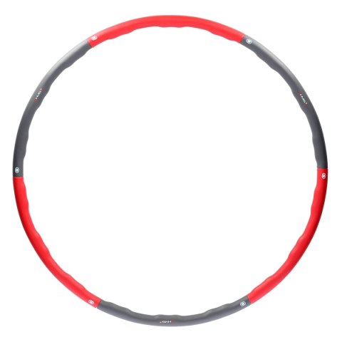 HHP002 RED-GREY HULA HOP 1,2KG 100CM HMS HHP002 RED-GREY HULA HOP 1,2KG 100CM HMS
