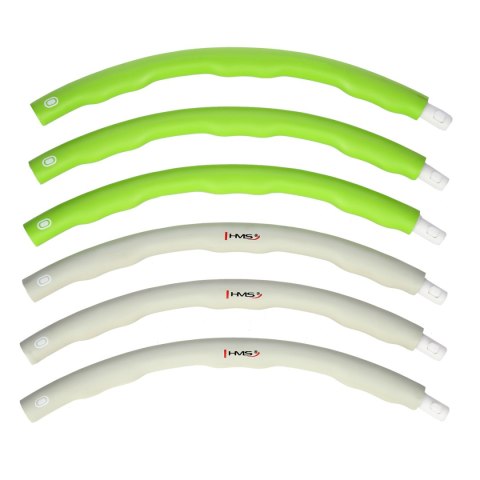 HHP003 GREEN-GREY HULA HOP 1,5KG 100CM HMS HHP003 GREEN-GREY HULA HOP 1,5KG 100CM HMS
