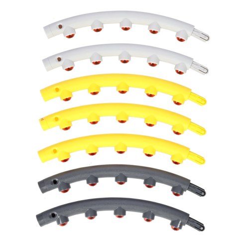 HHP005 GREY-YELLOW HULA HOP MASUJĄCY Z MAGNESAMI 85CM HMS HHP005 GREY-YELLOW HULA HOP MASUJĄCY Z MAGNESAMI 85CM HMS