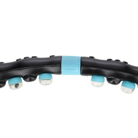 HHP006 BLACK-BLUE HULA HOP MASUJĄCY Z MAGNESAMI 98CM HMS HHP006 BLACK-BLUE HULA HOP MASUJĄCY Z MAGNESAMI 98CM HMS