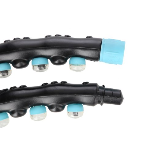 HHP006 BLACK-BLUE HULA HOP MASUJĄCY Z MAGNESAMI 98CM HMS HHP006 BLACK-BLUE HULA HOP MASUJĄCY Z MAGNESAMI 98CM HMS