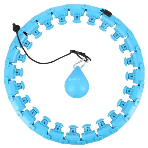HHW01 HULA HOP BLUE Z WYPUSTKAMI I OBCIĄŻNIKIEM HMS HHW01 HULA HOP BLUE Z WYPUSTKAMI I OBCIĄŻNIKIEM HMS