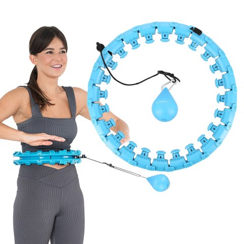 HHW01 HULA HOP BLUE Z WYPUSTKAMI I OBCIĄŻNIKIEM HMS HHW01 HULA HOP BLUE Z WYPUSTKAMI I OBCIĄŻNIKIEM HMS