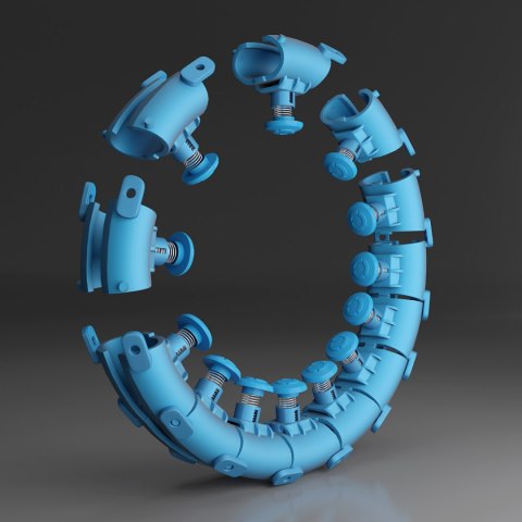 HHW01 HULA HOP BLUE Z WYPUSTKAMI I OBCIĄŻNIKIEM HMS HHW01 HULA HOP BLUE Z WYPUSTKAMI I OBCIĄŻNIKIEM HMS