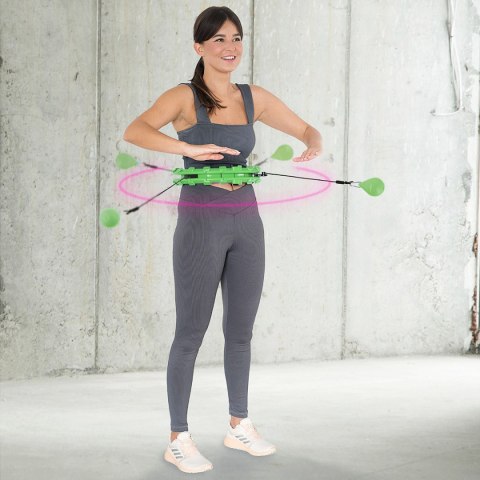 HHW01 HULA HOP GREEN Z WYPUSTKAMI I OBCIĄŻNIKIEM HMS HHW01 HULA HOP GREEN Z WYPUSTKAMI I OBCIĄŻNIKIEM HMS