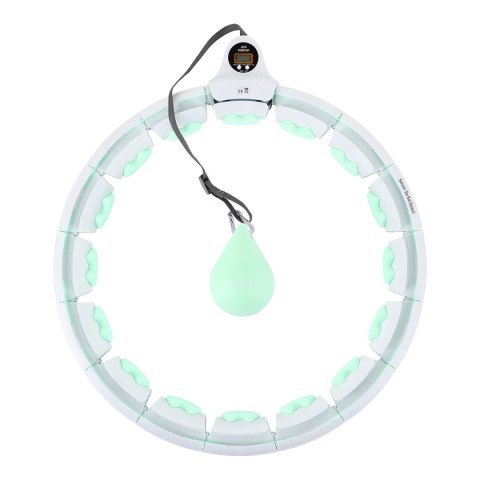 HHW06 HULA HOP GREEN Z WYPUSTKAMI I OBCIĄŻNIKIEM + LICZNIK HMS HHW06 HULA HOP GREEN Z WYPUSTKAMI I OBCIĄŻNIKIEM + LICZNIK HMS