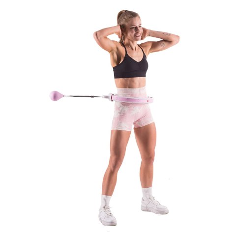 HHW06 HULA HOP PINK Z WYPUSTKAMI I OBCIĄŻNIKIEM + LICZNIK HMS HHW06 HULA HOP PINK Z WYPUSTKAMI I OBCIĄŻNIKIEM + LICZNIK HMS
