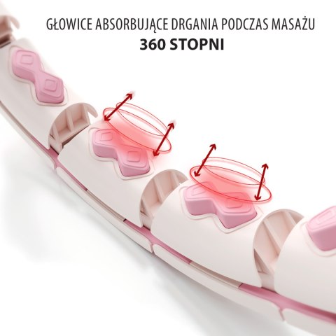 HHW06 HULA HOP PINK Z WYPUSTKAMI I OBCIĄŻNIKIEM + LICZNIK HMS HHW06 HULA HOP PINK Z WYPUSTKAMI I OBCIĄŻNIKIEM + LICZNIK HMS
