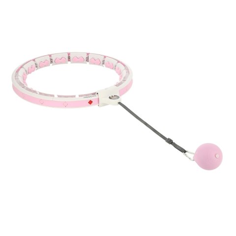 HHW06 HULA HOP PINK Z WYPUSTKAMI I OBCIĄŻNIKIEM + LICZNIK HMS HHW06 HULA HOP PINK Z WYPUSTKAMI I OBCIĄŻNIKIEM + LICZNIK HMS