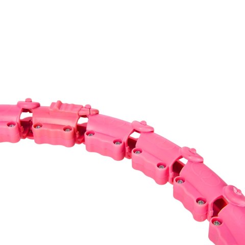 OHA02 HULA HOP PINK Z WYPUSTKAMI I OBCIĄŻNIKIEM ONE FITNESS OHA02 HULA HOP PINK Z WYPUSTKAMI I OBCIĄŻNIKIEM ONE FITNESS