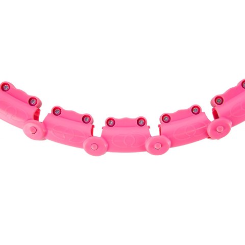 OHA02 HULA HOP PINK Z WYPUSTKAMI I OBCIĄŻNIKIEM ONE FITNESS OHA02 HULA HOP PINK Z WYPUSTKAMI I OBCIĄŻNIKIEM ONE FITNESS
