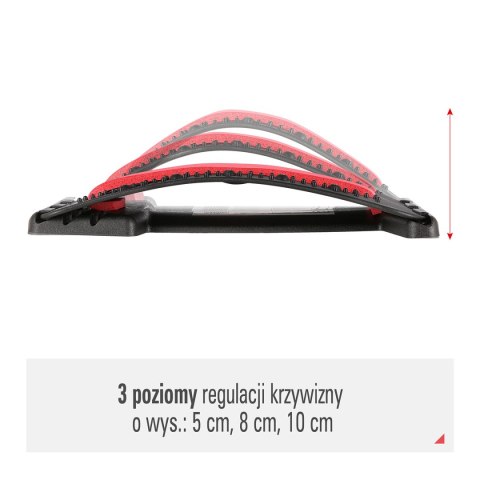 PRP02 RED PRZYRZĄD DO ROZCIĄGANIA PLECÓW Z MAGNESAMI HMS PRP02 RED PRZYRZĄD DO ROZCIĄGANIA PLECÓW Z MAGNESAMI HMS