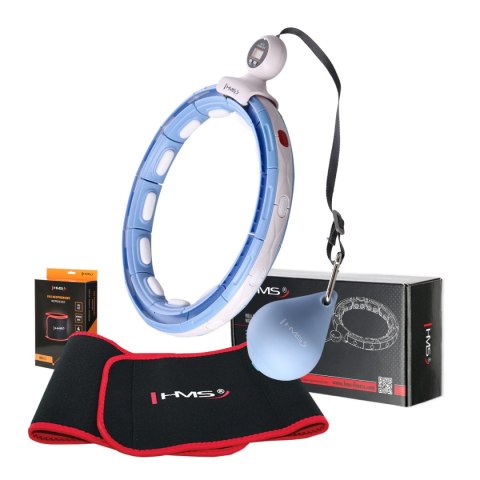 ZESTAW HULA HOP MAGNETYCZNY BLUE HHM15 Z LICZNIKIEM HMS + PAS WYSZCZUPLAJĄCY BR163 RED ZESTAW HULA HOP MAGNETYCZNY BLUE HHM15 Z LICZNIKIEM HMS + PAS WYSZCZUPLAJĄCY BR163 RED