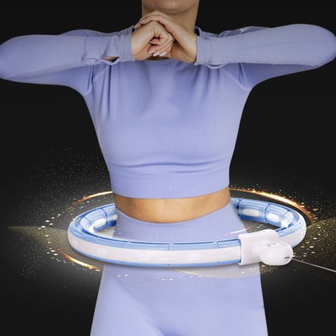 ZESTAW HULA HOP MAGNETYCZNY BLUE HHM15 Z LICZNIKIEM HMS + PAS WYSZCZUPLAJĄCY BR163 RED ZESTAW HULA HOP MAGNETYCZNY BLUE HHM15 Z LICZNIKIEM HMS + PAS WYSZCZUPLAJĄCY BR163 RED