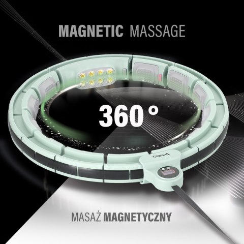 ZESTAW HULA HOP MAGNETYCZNY GREEN HHM13 Z LICZNIKIEM HMS + PAS WYSZCZUPLAJĄCY BR163 RED ZESTAW HULA HOP MAGNETYCZNY GREEN HHM13 Z LICZNIKIEM HMS + PAS WYSZCZUPLAJĄCY BR163 RED