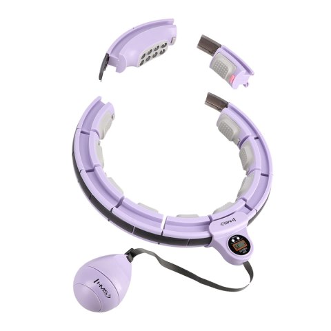 ZESTAW HULA HOP MAGNETYCZNY VIOLET HHM13 Z LICZNIKIEM HMS + PAS WYSZCZUPLAJĄCY BR163 RED ZESTAW HULA HOP MAGNETYCZNY VIOLET HHM13 Z LICZNIKIEM HMS + PAS WYSZCZUPLAJĄCY BR163 RED