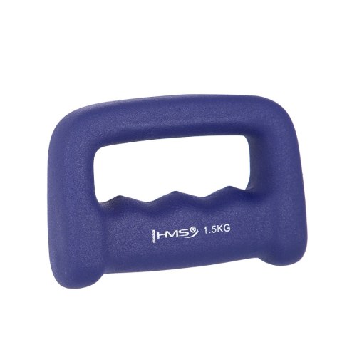 CK15 KASTET DARK BLUE CIĘŻAREK ŻELIWNY POKRYTY NEOPRENEM 1.5 KG HMS CK15 KASTET DARK BLUE CIĘŻAREK ŻELIWNY POKRYTY NEOPRENEM 1.5 KG HMS