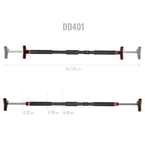 DD401 DRĄŻEK ROZPOROWY Z POZIOMICĄ 98-130 CM HMS DD401 DRĄŻEK ROZPOROWY Z POZIOMICĄ 98-130 CM HMS