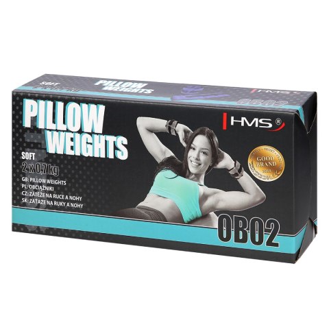 OB02 NIEBIESKIE OBCIĄŻNIKI 2 x 0.7 KG HMS OB02 NIEBIESKIE OBCIĄŻNIKI 2 x 0.7 KG HMS
