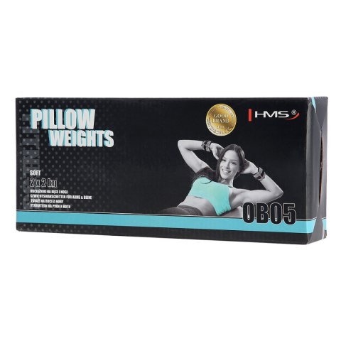 OB05 GRAY OBCIĄŻNIKI NA RĘCE I NOGI 2 x 2 KG HMS OB05 GRAY OBCIĄŻNIKI NA RĘCE I NOGI 2 x 2 KG HMS