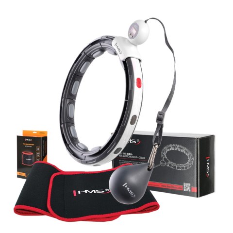 ZESTAW HULA HOP MAGNETYCZNY BLACK HHM15 Z LICZNIKIEM HMS + PAS WYSZCZUPLAJĄCY BR163 RED ZESTAW HULA HOP MAGNETYCZNY BLACK HHM15 Z LICZNIKIEM HMS + PAS WYSZCZUPLAJĄCY BR163 RED