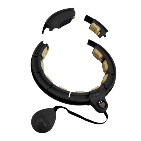 ZESTAW HULA HOP MAGNETYCZNY BLACK/GOLD HHM13 Z LICZNIKIEM HMS + PAS WYSZCZUPLAJĄCY BR163 BLACK ZESTAW HULA HOP MAGNETYCZNY BLACK/GOLD HHM13 Z LICZNIKIEM HMS + PAS WYSZCZUPLAJĄCY BR163 BLACK