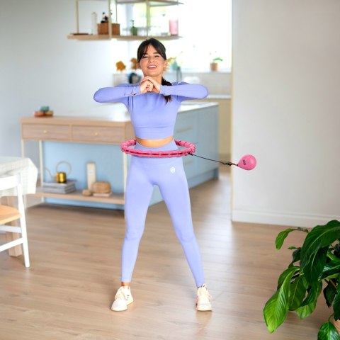 ZESTAW HULA HOP OHA02 PINK Z WYPUSTKAMI I OBCIĄŻNIKIEM ONE FITNESS + PAS BR160 ZESTAW HULA HOP OHA02 PINK Z WYPUSTKAMI I OBCIĄŻNIKIEM ONE FITNESS + PAS BR160