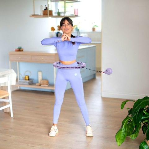 ZESTAW HULA HOP OHA02 VIOLET Z WYPUSTKAMI I OBCIĄŻNIKIEM ONE FITNESS + PAS BR160 ZESTAW HULA HOP OHA02 VIOLET Z WYPUSTKAMI I OBCIĄŻNIKIEM ONE FITNESS + PAS BR160