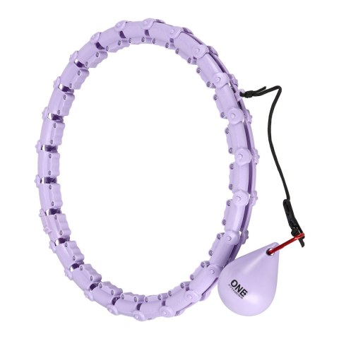 ZESTAW HULA HOP OHA02 VIOLET Z WYPUSTKAMI I OBCIĄŻNIKIEM ONE FITNESS + PAS BR160 ZESTAW HULA HOP OHA02 VIOLET Z WYPUSTKAMI I OBCIĄŻNIKIEM ONE FITNESS + PAS BR160
