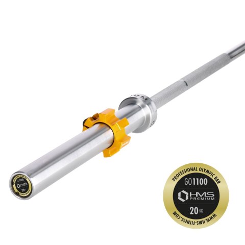 GO1100 + ZG1500 GOLDEN GRYF OLIMPIJSKI 20KG 2200MM HMS PREMIUM GO1100 + ZG1500 GOLDEN GRYF OLIMPIJSKI 20KG 2200MM HMS PREMIUM