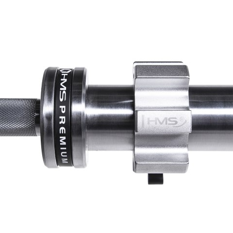 GO901 GRYF OLIMPIJSKI 20KG 2200MM HMS PREMIUM + ZG1500 SILVER ZACISKI LOCK JAW (2 szt) GO901 GRYF OLIMPIJSKI 20KG 2200MM HMS PREMIUM + ZG1500 SILVER ZACISKI LOCK JAW (2 szt)