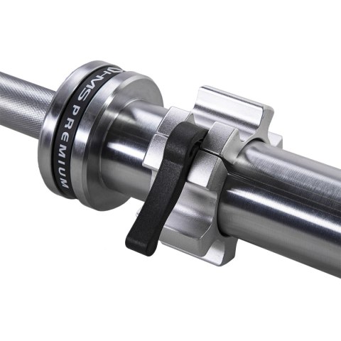 GO901 GRYF OLIMPIJSKI 20KG 2200MM HMS PREMIUM + ZG1500 SILVER ZACISKI LOCK JAW (2 szt) GO901 GRYF OLIMPIJSKI 20KG 2200MM HMS PREMIUM + ZG1500 SILVER ZACISKI LOCK JAW (2 szt)