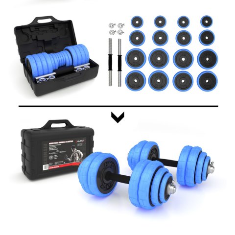 SGG30 SZTANGIELKI GUMOWANE W WALIZCE 30KG HMS SGG30 SZTANGIELKI GUMOWANE W WALIZCE 30KG HMS
