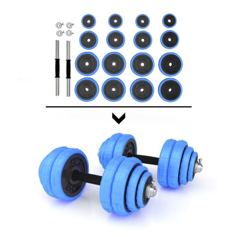 SGG30 SZTANGIELKI GUMOWANE W WALIZCE 30KG HMS SGG30 SZTANGIELKI GUMOWANE W WALIZCE 30KG HMS