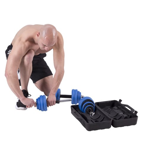 SGG30 SZTANGIELKI GUMOWANE W WALIZCE 30KG HMS SGG30 SZTANGIELKI GUMOWANE W WALIZCE 30KG HMS