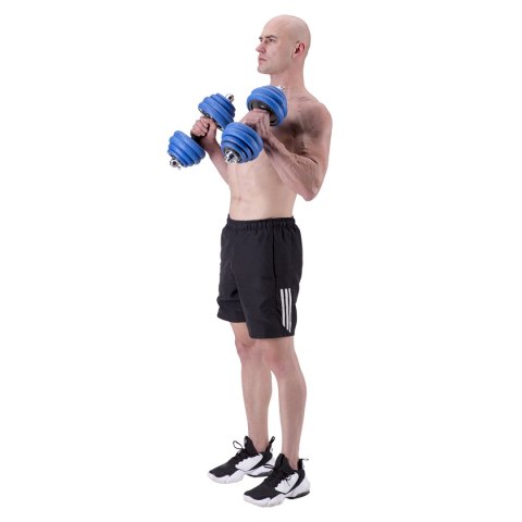 SGG30 SZTANGIELKI GUMOWANE W WALIZCE 30KG HMS SGG30 SZTANGIELKI GUMOWANE W WALIZCE 30KG HMS