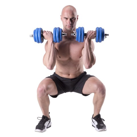 SGG30 SZTANGIELKI GUMOWANE W WALIZCE 30KG HMS SGG30 SZTANGIELKI GUMOWANE W WALIZCE 30KG HMS